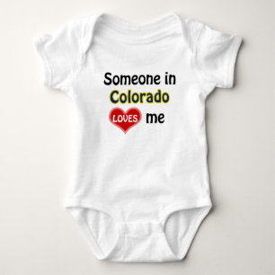 Jemand in Colorado Lieben mir Baby Strampler