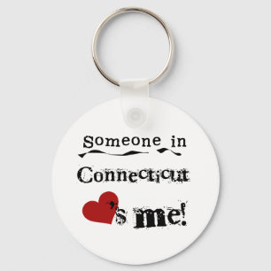 Jemand in Connecticut-Lieben ich Schlüsselanhänger
