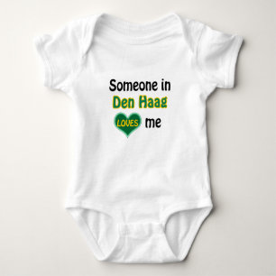 Jemand in Den Haag liebt mich Baby Strampler