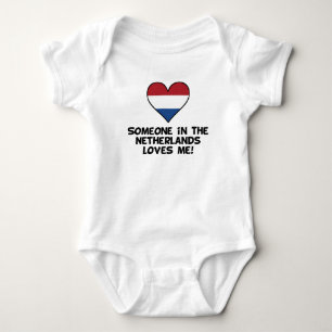 Jemand in den niederländischen Lieben ich Baby Strampler
