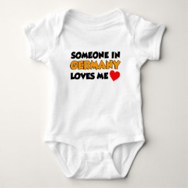 Jemand in Deutschland-Lieben ich Baby Strampler