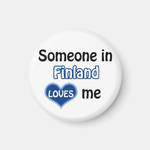 Jemand in Finnland Liebe mir Magnet