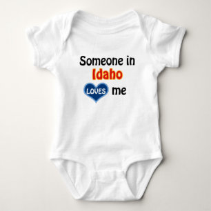 Jemand in Idaho liebt mich Baby Strampler