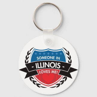 Jemand in Illinois Lieben Schlüsselanhänger