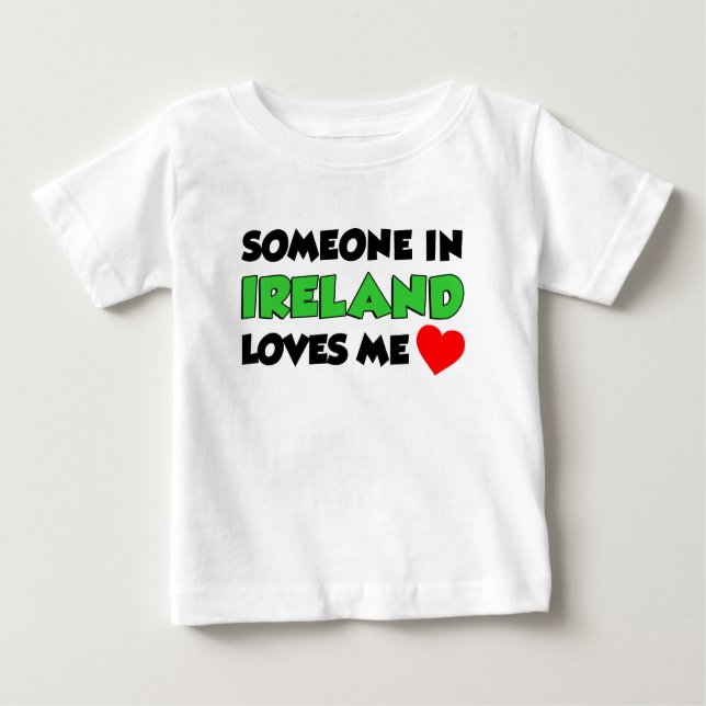 Jemand in Irland Lieben ich Baby T-shirt (Vorderseite)
