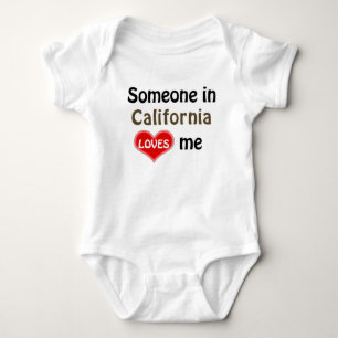 Jemand in Kalifornien Lieben mir Baby Strampler