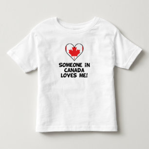 Jemand in Kanada-Lieben ich Kleinkind T-shirt