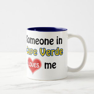 Jemand in Kap Verde Lieben mir Zweifarbige Tasse