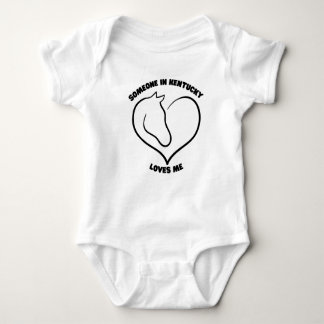 Jemand in Kentucky Lieben Me Baby Bodysuit Baby Strampler