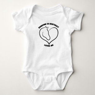 Jemand in Kentucky Lieben Me Baby Bodysuit Strampler