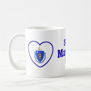 Jemand in Massachusetts-Lieben ich Kaffeetasse