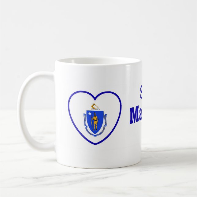 Jemand in Massachusetts-Lieben ich Kaffeetasse (Links)