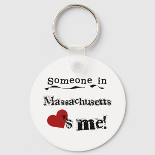 Jemand in Massachusetts-Lieben ich Schlüsselanhänger