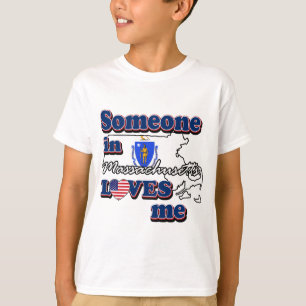 Jemand in Massachusetts-Lieben ich T-Shirt