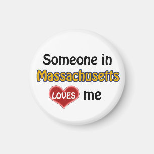 Jemand in Massachusetts Lieben mir Magnet