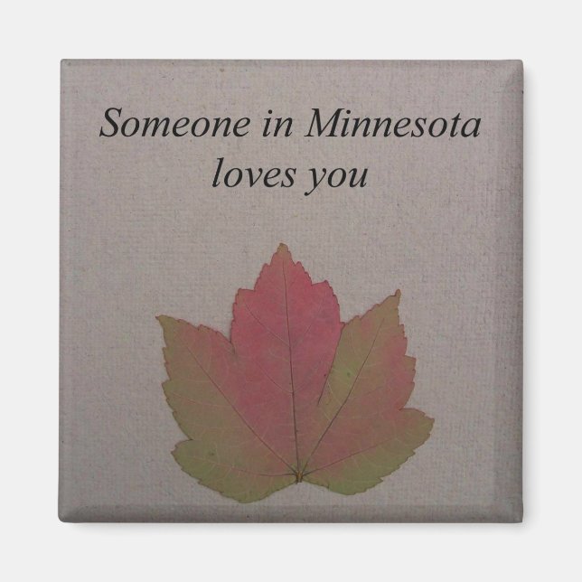 Jemand in Minnesota Lieben Sie - Magnet (Vorne)