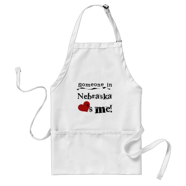Jemand in Nebraska-Lieben ich Schürze (Vorne)