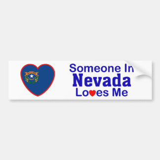 Jemand in Nevada-Lieben ich Autoaufkleber