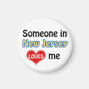 Jemand in New Jersey Lieben mir Magnet