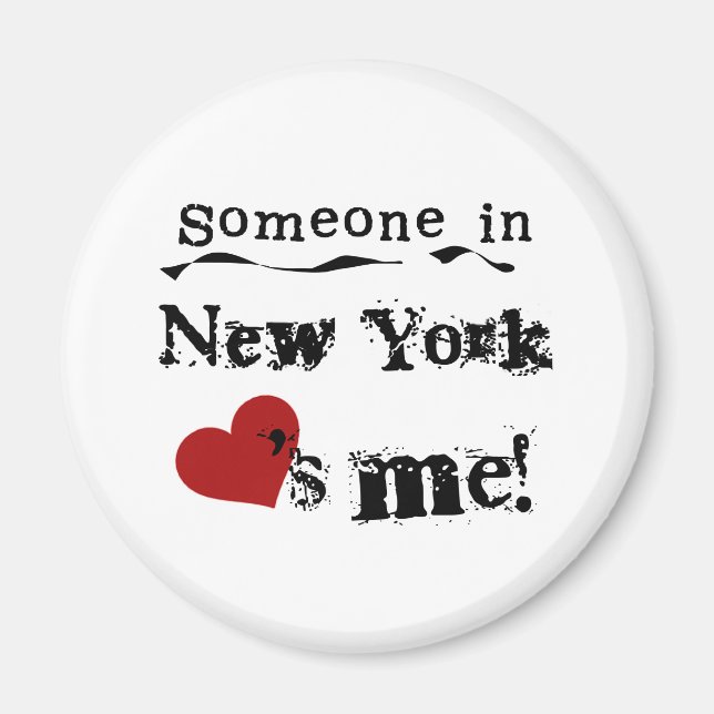 Jemand in New Yorker Lieben Magnet (Vorne)