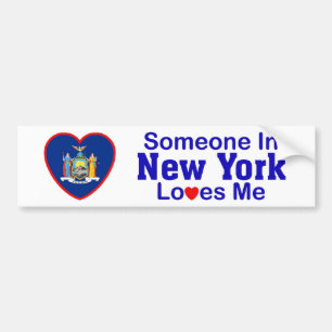 Jemand in New- YorkLieben ich Autoaufkleber