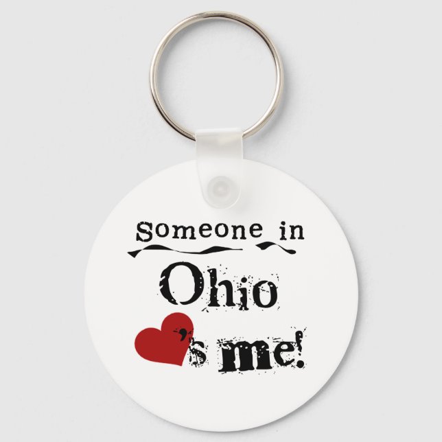 Jemand in Ohio Lieben Schlüsselanhänger (Vorderseite)