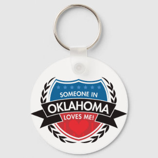 Jemand in Oklahoma Lieben ich Schlüsselanhänger