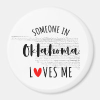 Jemand in Oklahoma Lieben Me Magnet
