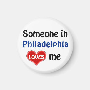 Jemand in Philadelphia Liebe mir Magnet