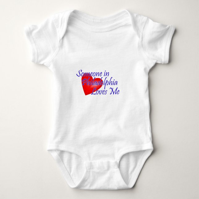 Jemand in Philadelphia-Lieben ich Baby Strampler (Vorderseite)