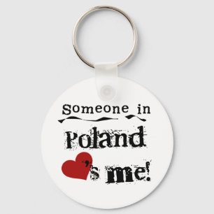 Jemand in Polen-Lieben ich Schlüsselanhänger
