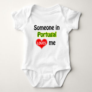 Jemand in Portugal Liebe mir Baby Strampler