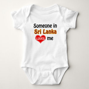 Jemand in Sri Lanka Liebe mir Baby Strampler