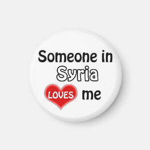 Jemand in Syrien Lieben mir Magnet
