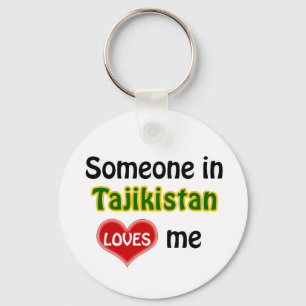 Jemand in Tadschikistan Liebe mir Schlüsselanhänger