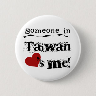 Jemand in Taiwan-Lieben ich Button