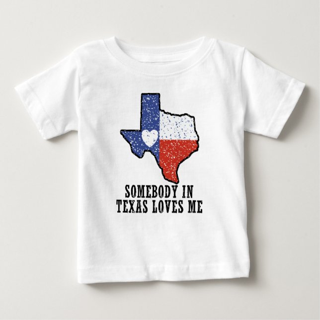 Jemand in Texas Lieben Baby T-shirt (Vorderseite)