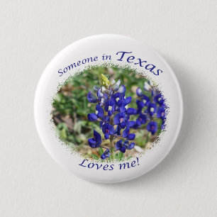 Jemand in Texas Lieben Me Geschenk Button