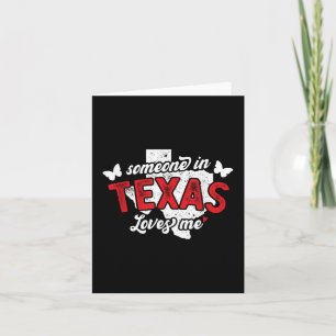 Jemand in Texas Lieben mich für lange Distanz Rela Karte