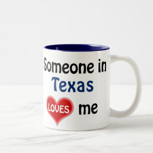 Jemand in Texas Lieben mir Zweifarbige Tasse