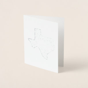 Jemand in Texas Lieben Sie Grußkarte Folienkarte