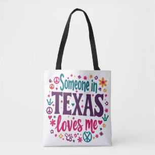 Jemand in Texas liebt mich - Retro-Texas-Hippie-Ku
