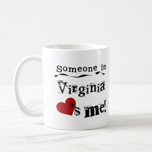 Jemand in Virginia-Lieben ich Tasse (Links)