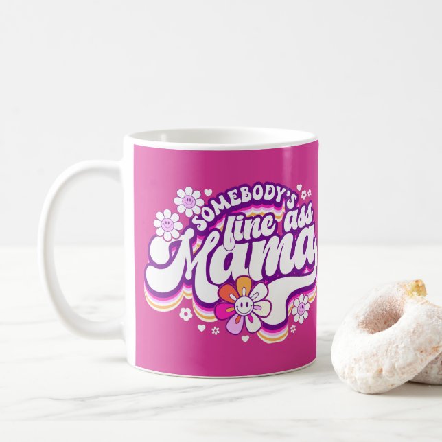 Jemand ist gut Mama Kaffeetasse (Mit Donut)