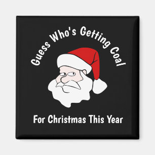 Jemand kocht zu Weihnachten schwarz Magnet