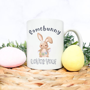 Jemand Liebe dich Ostergeschenk für Tasse
