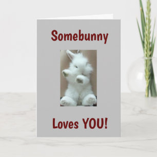 JEMAND LIEBE SIE....****ME**** EASTER CARD KARTE