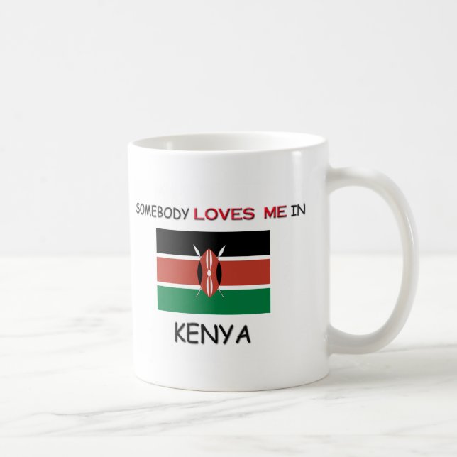 Jemand Lieben ich in KENIA Kaffeetasse (Rechts)