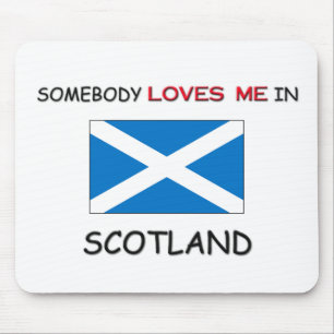 Jemand Lieben ich in SCHOTTLAND Mousepad