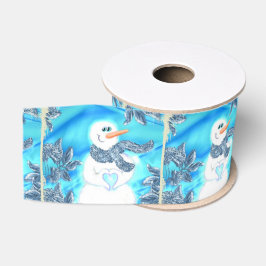 Jemand Lieben Sie emotionaler Snowman Ripsband